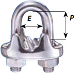 Diagram of Wichard Wire Grips Dimensions